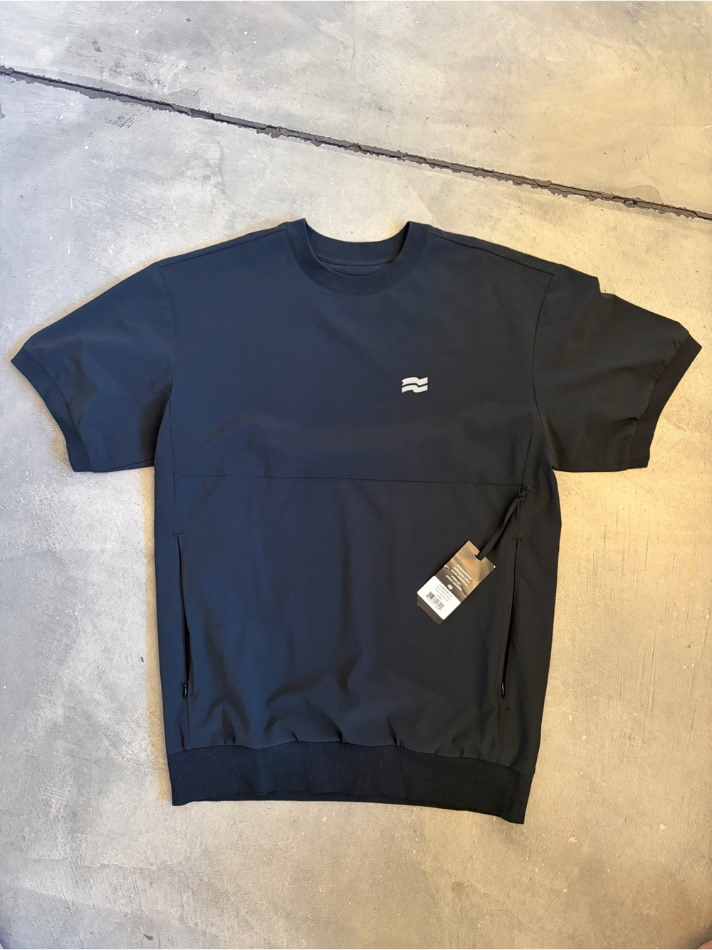 Strike MVMNT Black Short-Sleeve Performance top- unisex